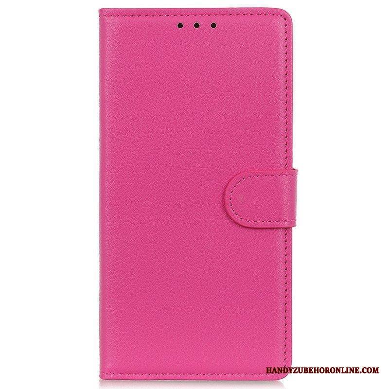 Flip Case Samsung Galaxy M13 Perinteinen Keinonahka