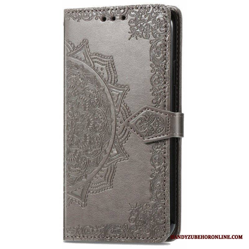 Flip Case Samsung Galaxy S22 Ultra 5G Mandala Keskiaika