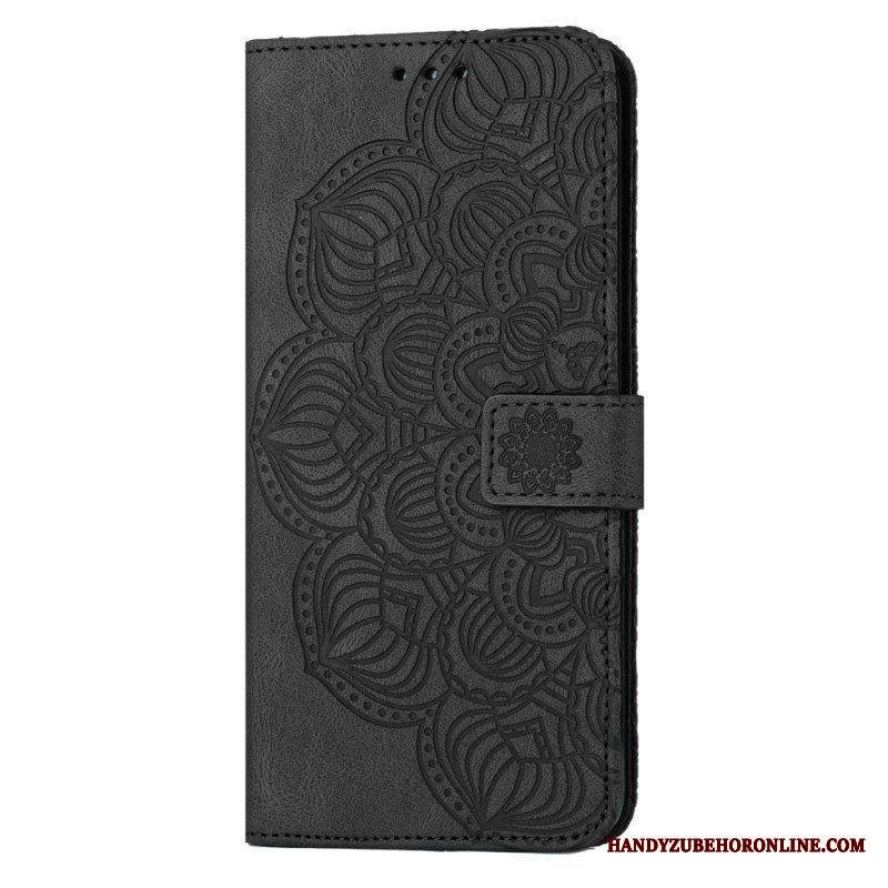 Flip Case Samsung Galaxy S23 Plus 5G Suojaketju Kuori Strappy Mandala