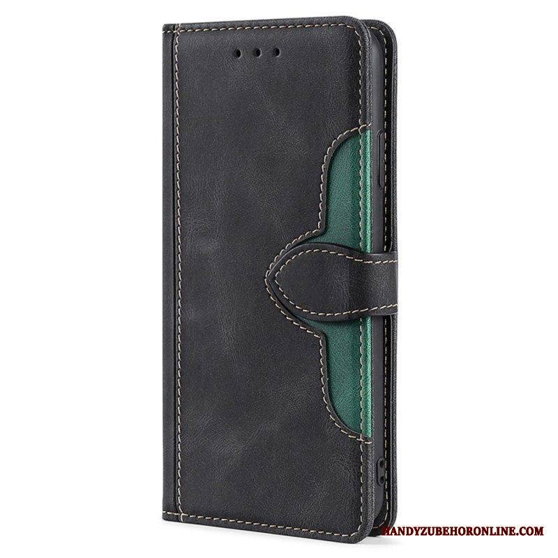 Flip Case Samsung Galaxy S23 Ultra 5G Kaksivärinen Kukka