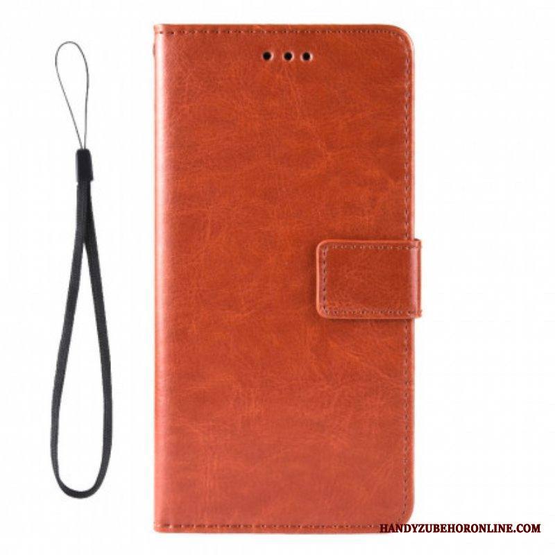 Flip Case Samsung Galaxy Z Fold 3 5G Näyttävä Keinonahka