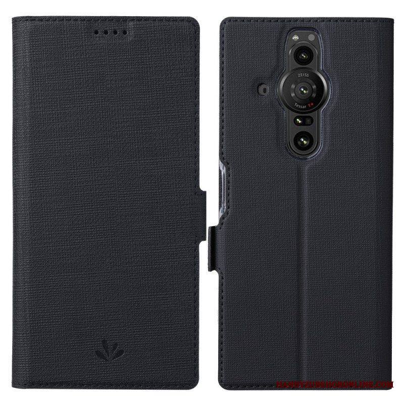 Flip Case Sony Xperia Pro-I Teksturoitu Vili Dmx