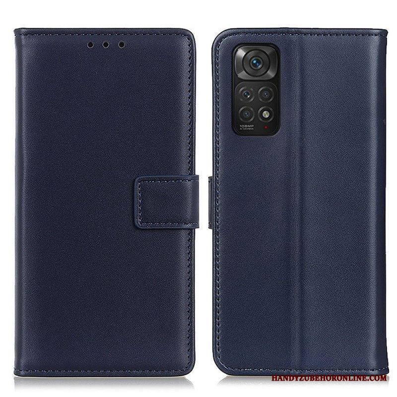 Flip Case Xiaomi Redmi Note 11 / 11S Tavallista Keinonahkaa