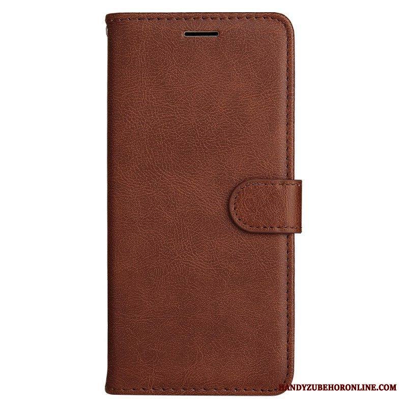Flip Case Xiaomi Redmi Note 12 5G Suojaketju Kuori Tavallinen Hihnalla