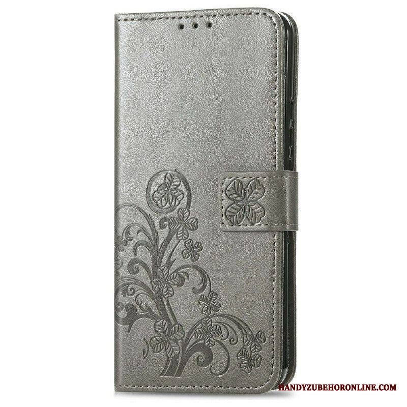 Flip Case iPhone 13 Mini Suojaketju Kuori Perhoset Ja Kukat -hihna