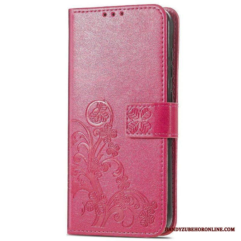 Flip Case iPhone 13 Mini Suojaketju Kuori Perhoset Ja Kukat -hihna