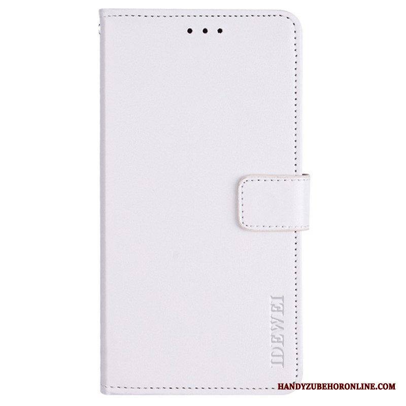 Flip Case iPhone 14 Pro Max Nahkajäljitelmä Idewei