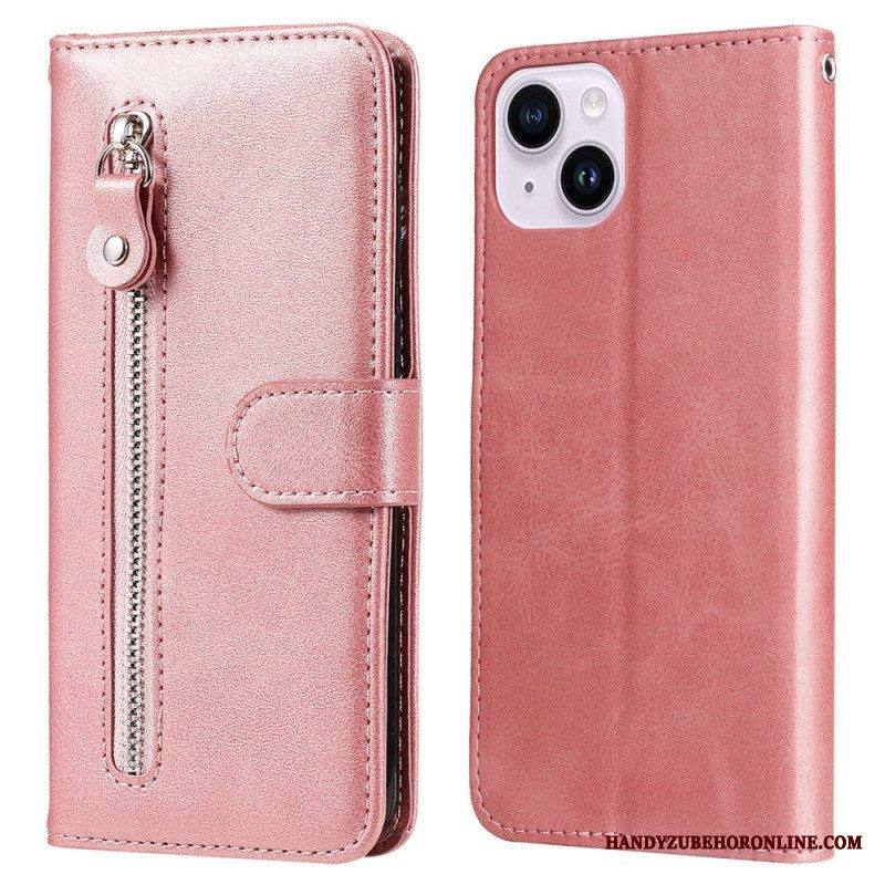 Flip Case iPhone 15 Kolikkolaukku