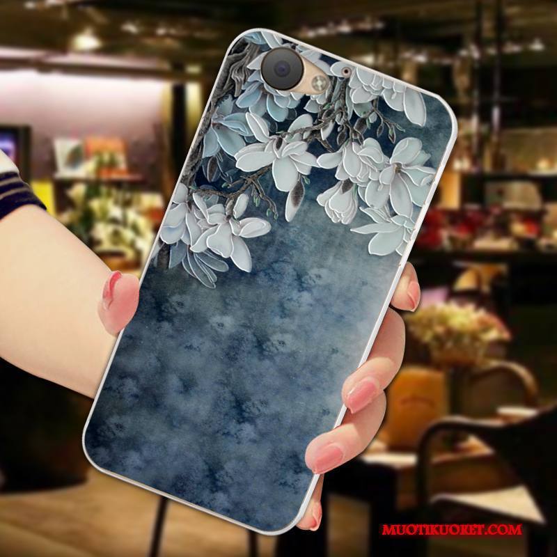 Htc One A9s Kuori Kukka Punainen Kustannukset Pehmeä Neste All Inclusive Murtumaton Puhelimen Kuoret