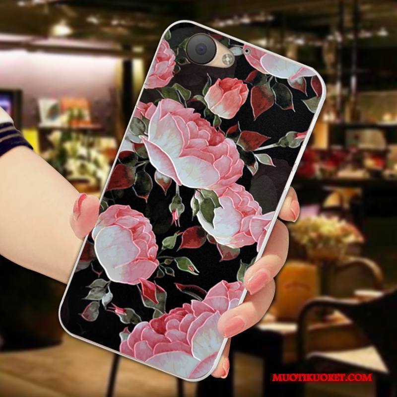 Htc One A9s Kuori Kukka Punainen Kustannukset Pehmeä Neste All Inclusive Murtumaton Puhelimen Kuoret