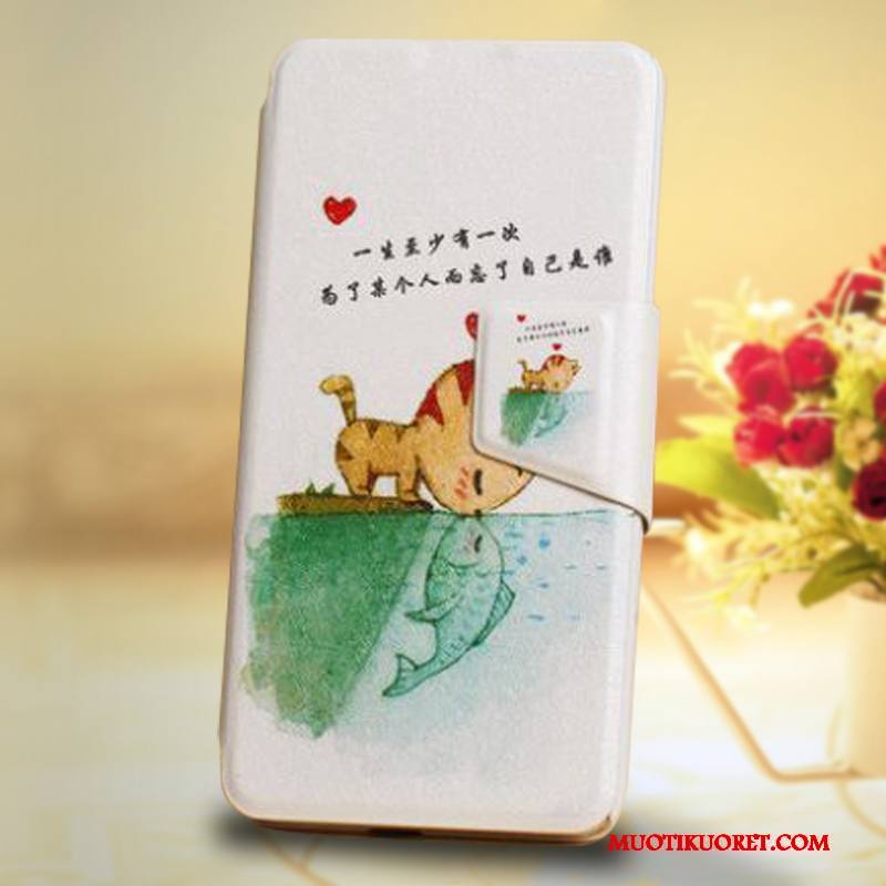 Htc One M7 Jauhe Mulberry Silkki Kukkakuvio Kotelo Suojaus Puhelimen Kuoret Kuori
