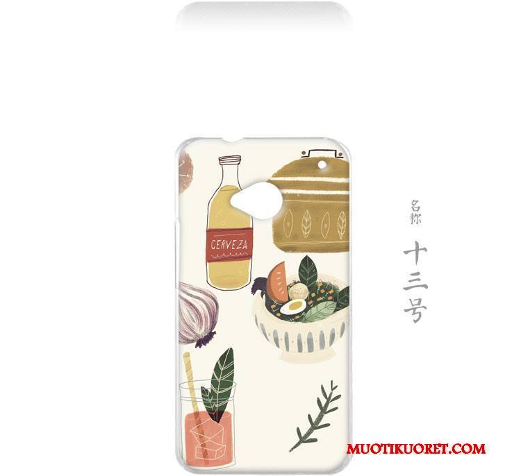 Htc One M7 Kuori Kustannukset Murtumaton Pieni Suojaus Rakastunut Kotelo Vihreä