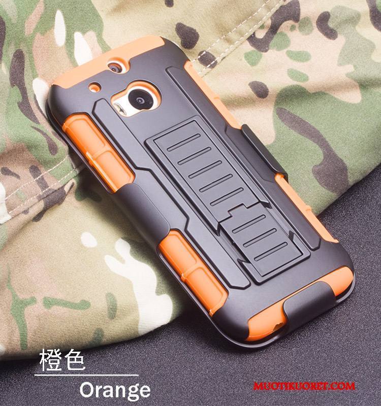 Htc One M8 Murtumaton Suojaus Puhelimen Kuoret Persoonallisuus Silikoni Kuori Violetti