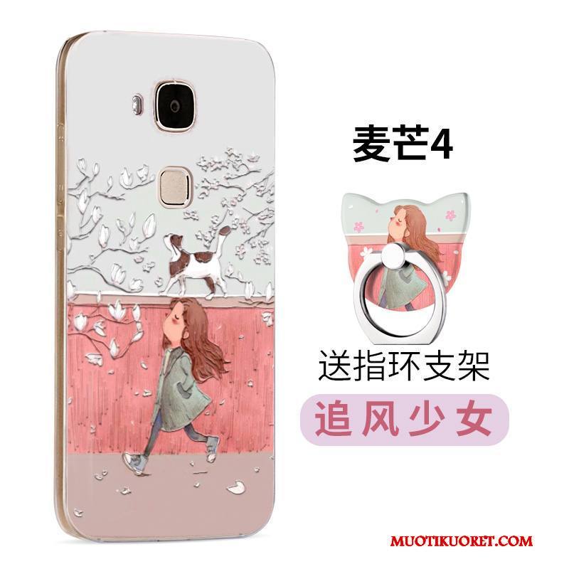 Huawei G7 Plus All Inclusive Silikoni Trendi Kuori Puhelimen Kuoret Pehmeä Neste Kotelo