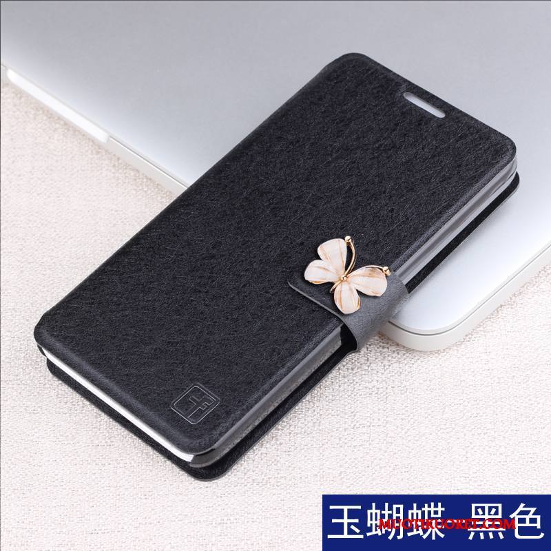 Huawei G7 Plus Kuori Kuoret Nahkakotelo Musta Puhelimen Kuoret Strassi
