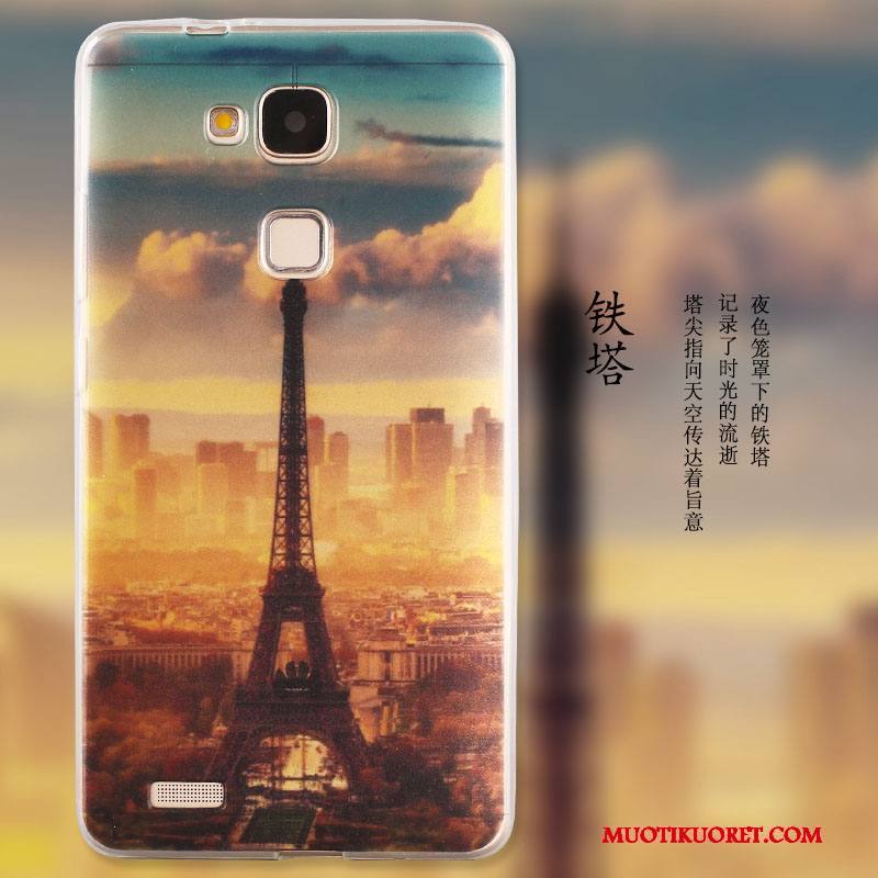Huawei G7 Plus Pehmeä Neste Puhelimen Kuoret Suojaus Kuori Kotelo Murtumaton Silikoni