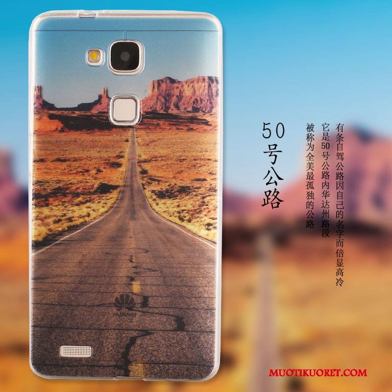 Huawei G7 Plus Pehmeä Neste Puhelimen Kuoret Suojaus Kuori Kotelo Murtumaton Silikoni