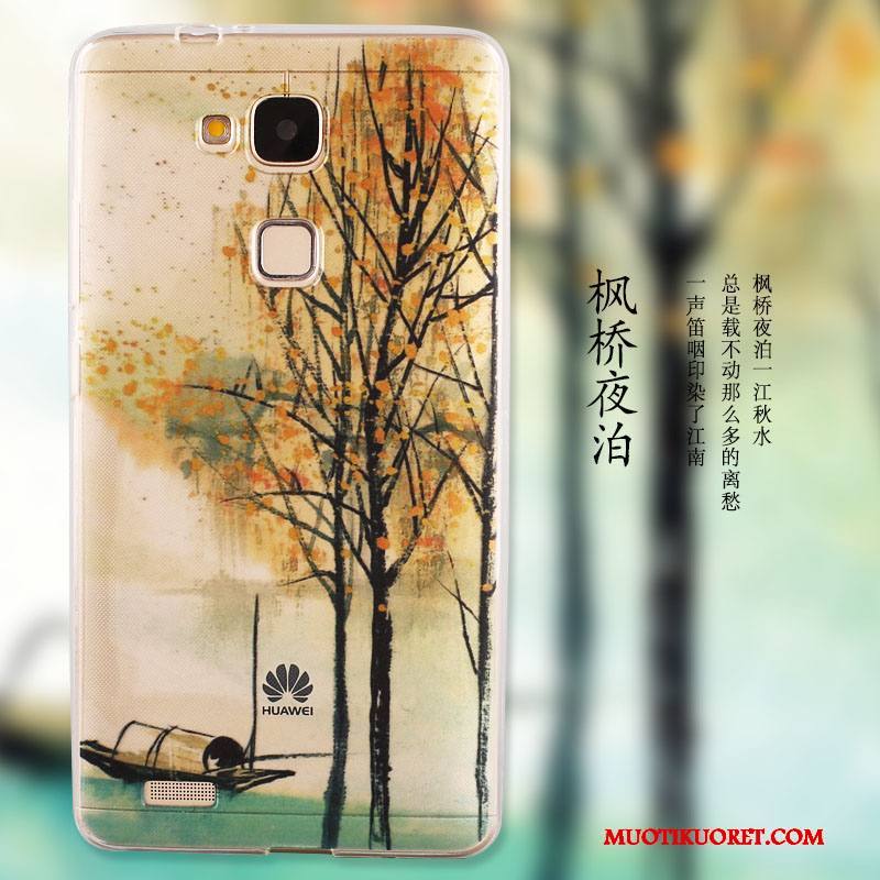 Huawei G7 Plus Pehmeä Neste Puhelimen Kuoret Suojaus Kuori Kotelo Murtumaton Silikoni