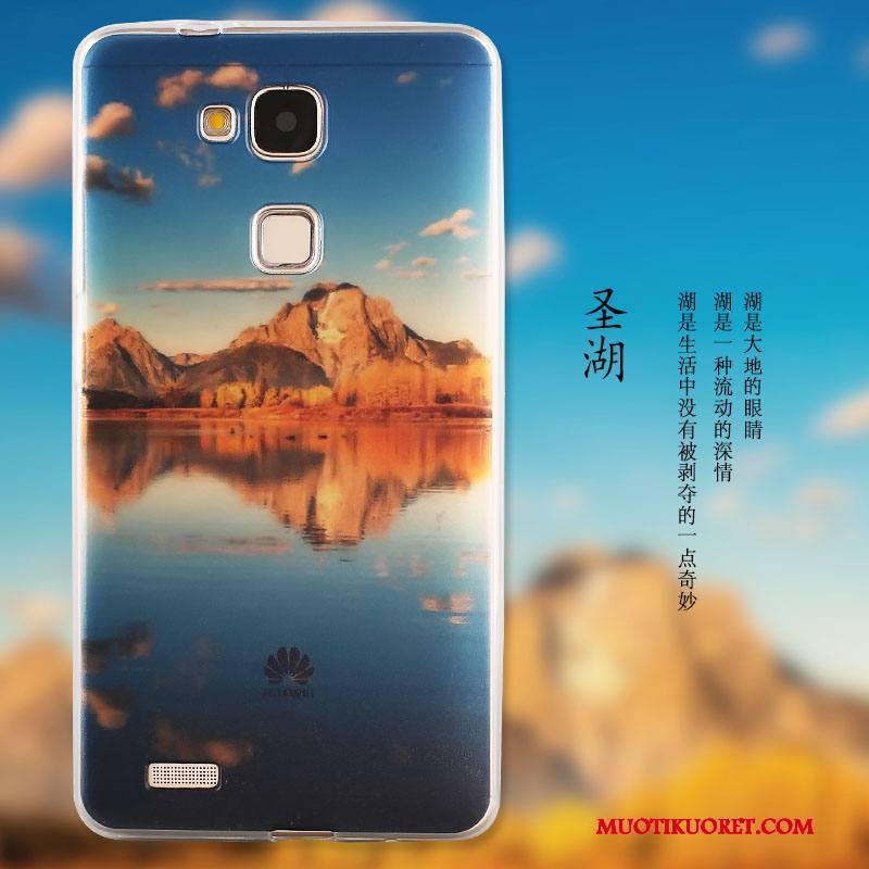 Huawei G7 Plus Pehmeä Neste Puhelimen Kuoret Suojaus Kuori Kotelo Murtumaton Silikoni