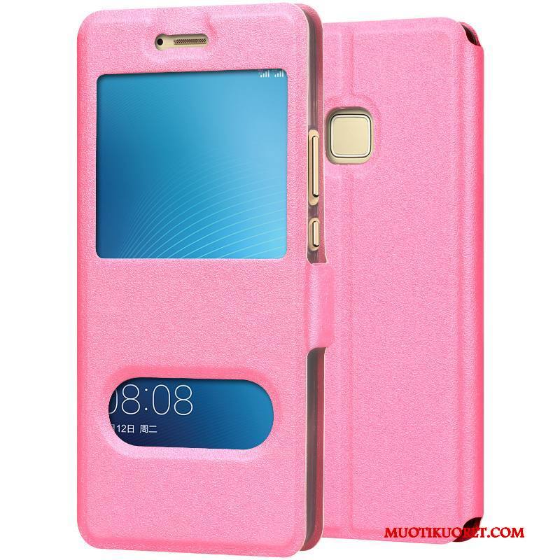 Huawei G9 Lite Kuori Puhelimen Kuoret Nahkakotelo Nuoret Silikoni Suojaus Punainen
