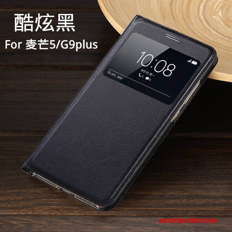 Huawei G9 Plus Kuori Kulta Puhelimen Kuoret Kotelo Simpukka Suojaus Nahkakotelo