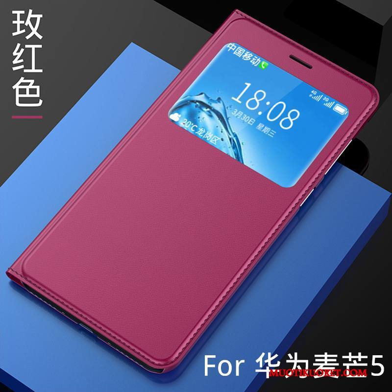 Huawei G9 Plus Kuori Kuoret Puhelimen Kuoret Jauhe Suojaus Trendi Murtumaton Nahkakotelo