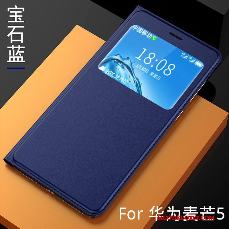 Huawei G9 Plus Kuori Kuoret Puhelimen Kuoret Jauhe Suojaus Trendi Murtumaton Nahkakotelo
