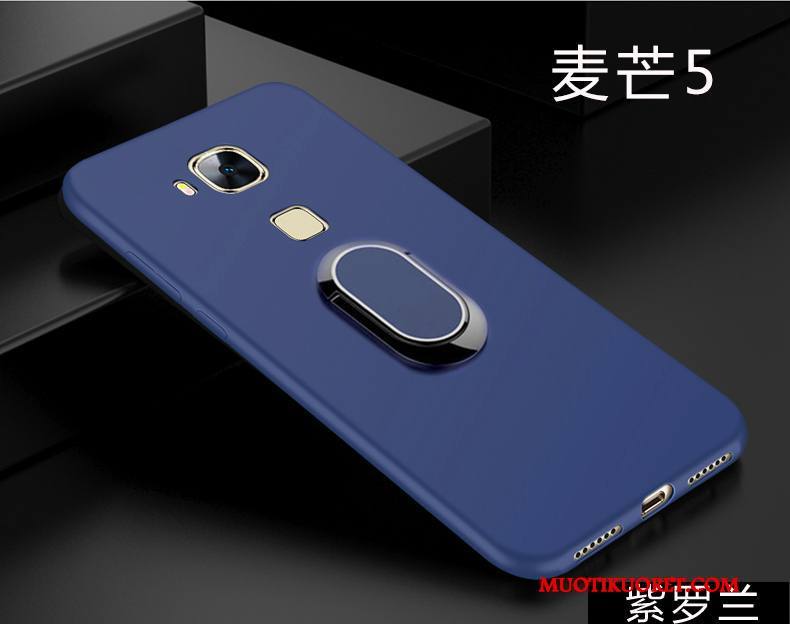 Huawei G9 Plus Kuori Murtumaton Kotelo Silikoni Pehmeä Neste Musta All Inclusive Pesty Suede