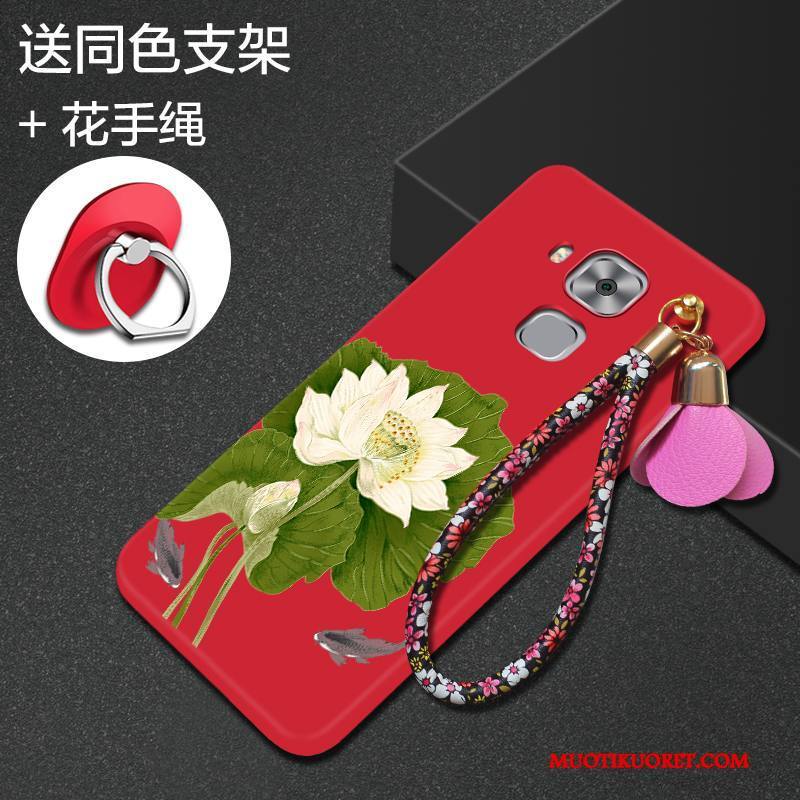 Huawei G9 Plus Kuori Musta Trendi Pehmeä Neste Puhelimen Kuoret Murtumaton Silikoni All Inclusive