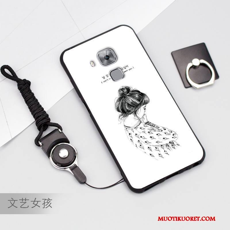 Huawei G9 Plus Kuori Pehmeä Neste Valkoinen Kotelo Silikoni Puhelimen Puhelimen Kuoret Murtumaton