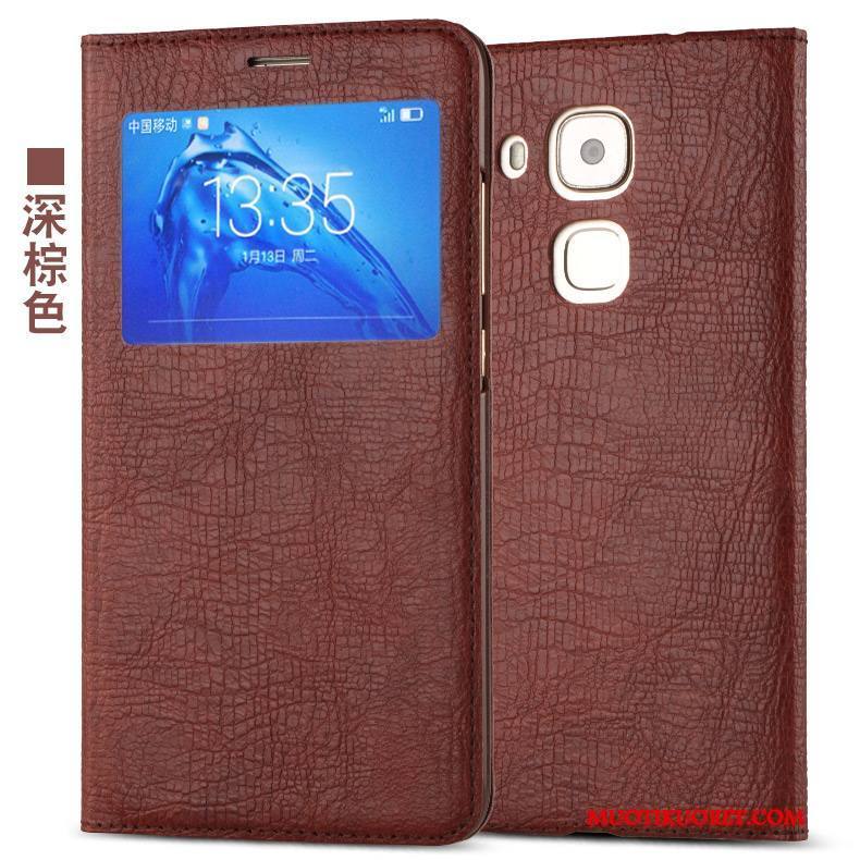 Huawei G9 Plus Kuori Puhelimen Puhelimen Kuoret Valkoinen Nahkakotelo Murtumaton