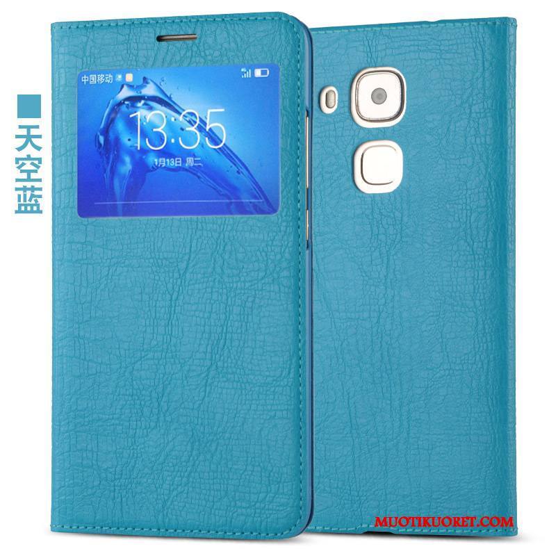 Huawei G9 Plus Kuori Puhelimen Puhelimen Kuoret Valkoinen Nahkakotelo Murtumaton