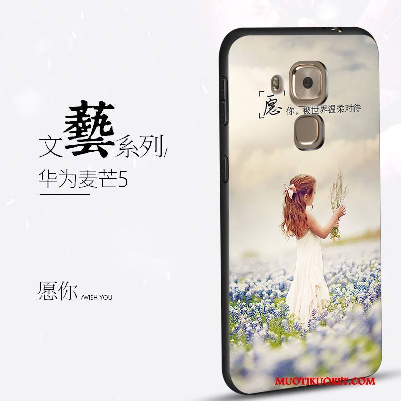 Huawei G9 Plus Kuori Ripustettavat Koristeet Luova Silikoni Suojaus Taide Puhelimen Kuoret Trendi