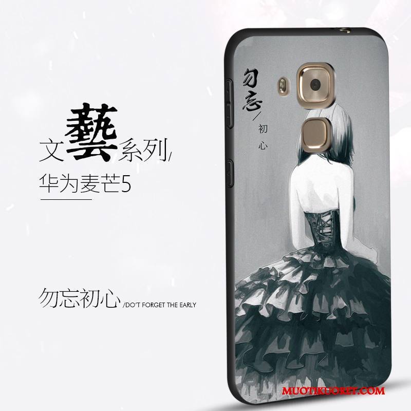 Huawei G9 Plus Kuori Ripustettavat Koristeet Luova Silikoni Suojaus Taide Puhelimen Kuoret Trendi