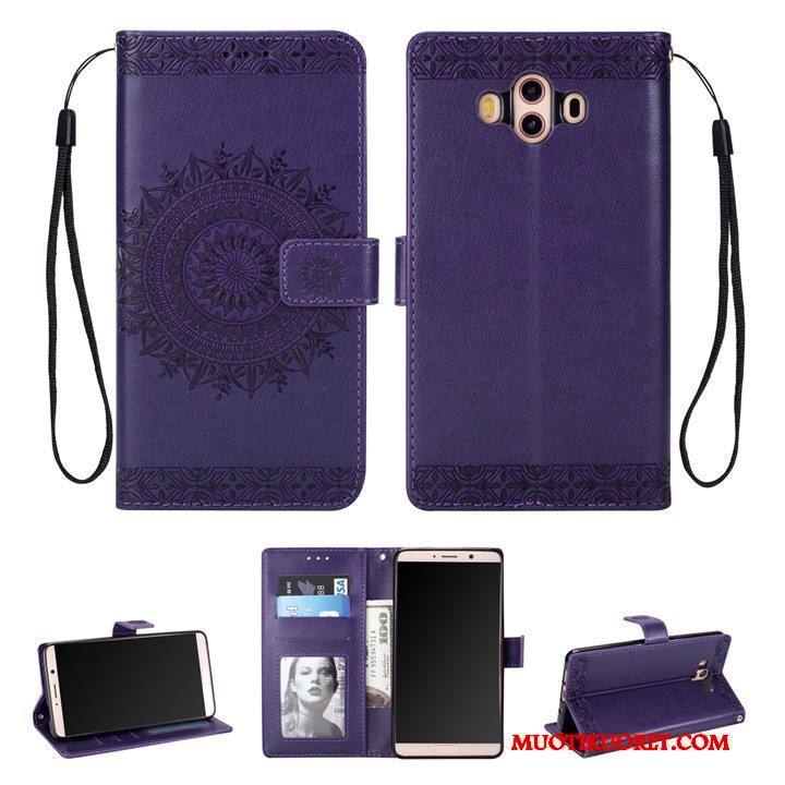 Huawei Mate 10 All Inclusive Kotelo Puhelimen Kuoret Suojaus Sininen Kuori Kortti
