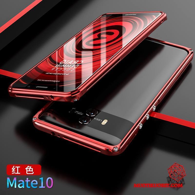 Huawei Mate 10 Kuori Kotelo Suojaus Kulta Puhelimen Kuoret Metalli Takakansi Kehys