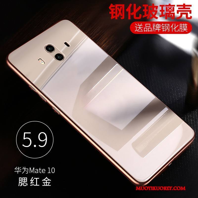 Huawei Mate 10 Kuori Kova All Inclusive Murtumaton Lasi Suojaus Puhelimen Kuoret Musta