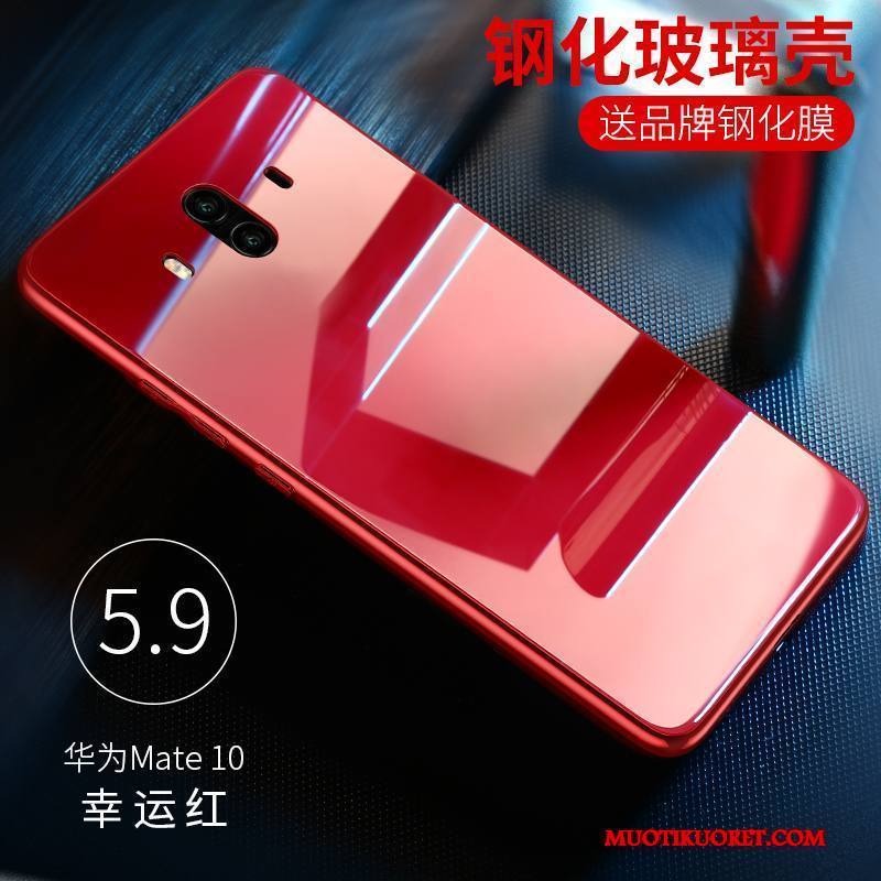 Huawei Mate 10 Kuori Kova All Inclusive Murtumaton Lasi Suojaus Puhelimen Kuoret Musta