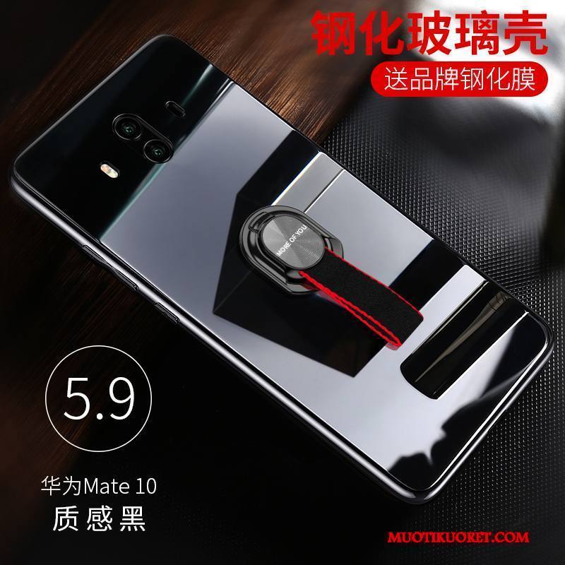 Huawei Mate 10 Kuori Kova All Inclusive Murtumaton Lasi Suojaus Puhelimen Kuoret Musta