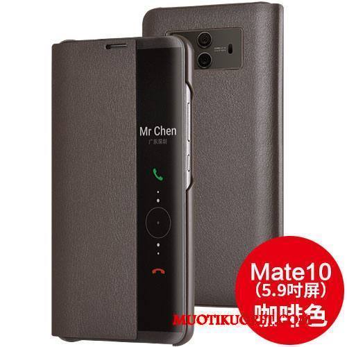 Huawei Mate 10 Kuori Kulta Puhelimen Kotelo Pinkki Puhelimen Kuoret Suojaus Nahkakotelo