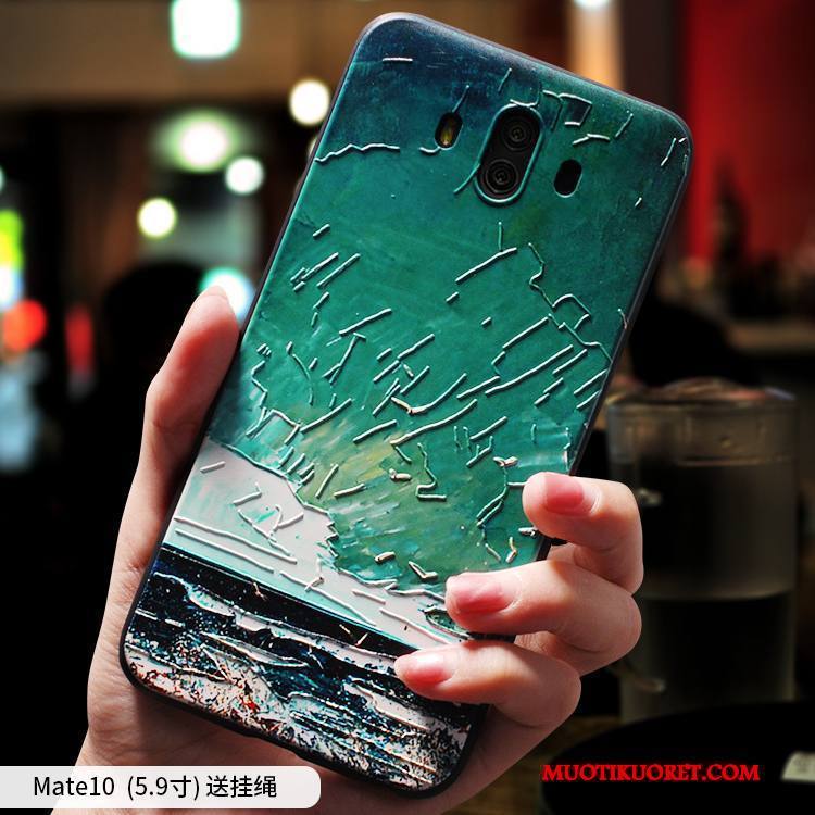 Huawei Mate 10 Kuori Murtumaton Kotelo Luova Taide Suojaus Puhelimen Kuoret Trendi
