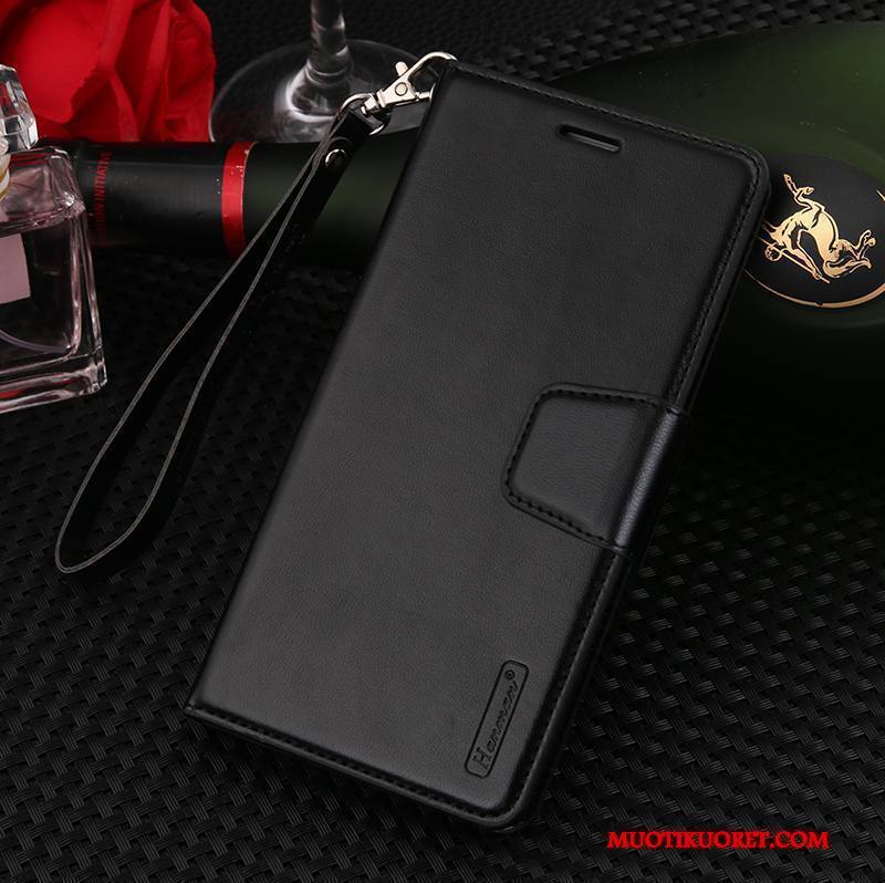 Huawei Mate 10 Kuori Murtumaton Suojaus Puhelimen Kuoret Nahkakotelo Aito Nahka Ripustettavat Koristeet Jauhe