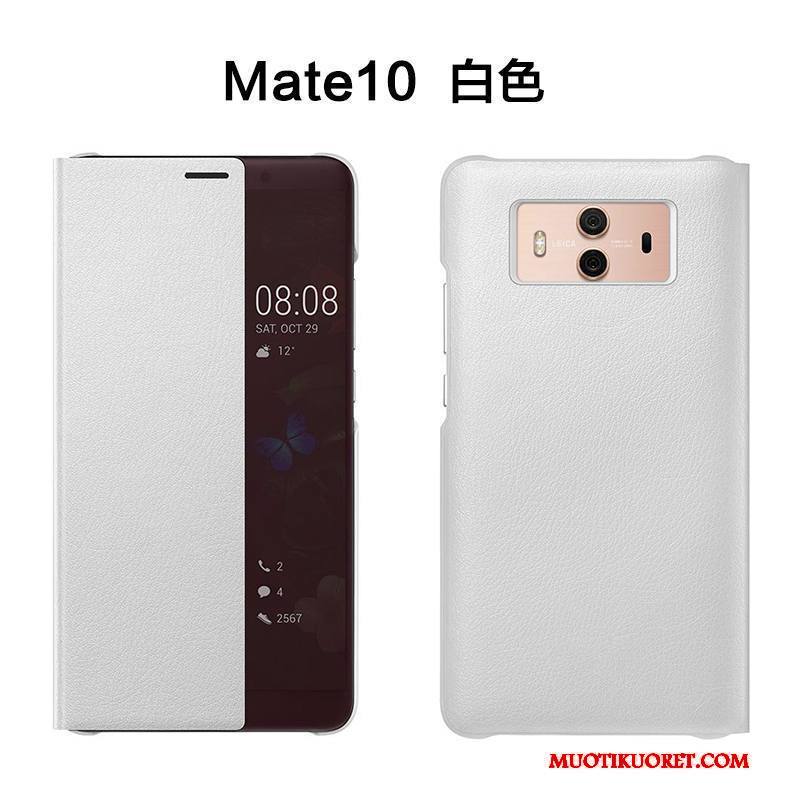 Huawei Mate 10 Kuori Nahkakotelo Pinkki Suojaus Murtumaton Puhelimen Kuoret Simpukka Kulta