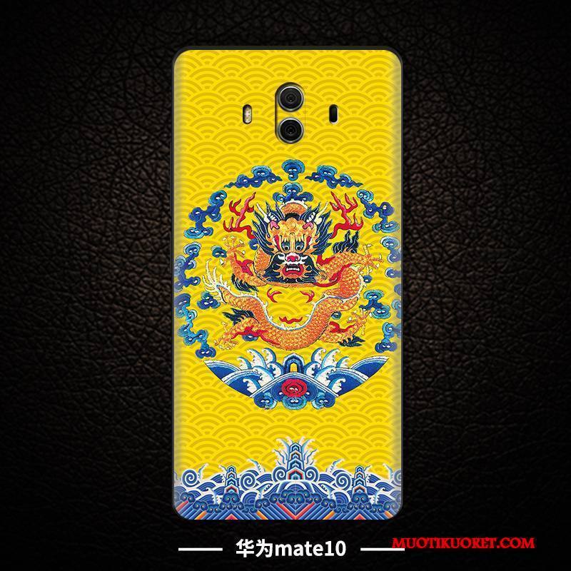 Huawei Mate 10 Kuori Persoonallisuus Luova Kova Sininen Puhelimen Kuoret Kiinalainen Tyyli All Inclusive