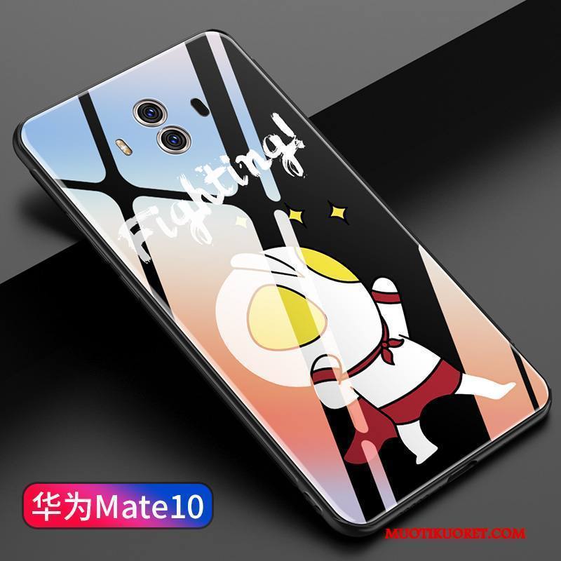 Huawei Mate 10 Kuori Persoonallisuus Puhelimen Kuoret Luova Peili Valkoinen Lasi Kotelo