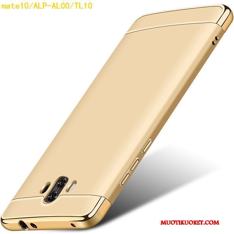 Huawei Mate 10 Kuori Puhelimen Nahkakotelo Trendi Kulta Uusi Jauhe Murtumaton
