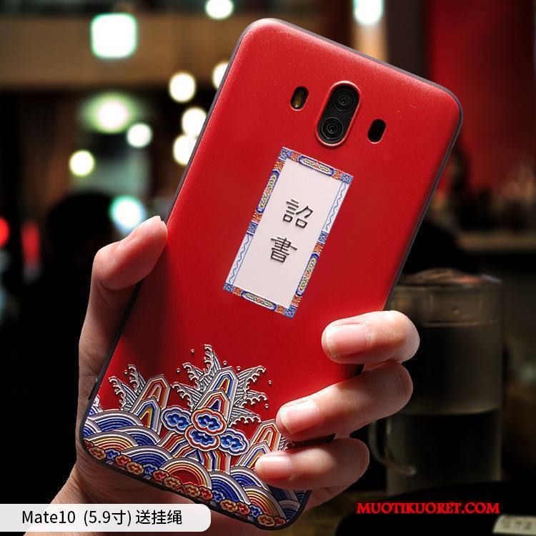 Huawei Mate 10 Kuori Rakastunut Silikoni Hauska Trendi Pehmeä Neste Luova Murtumaton