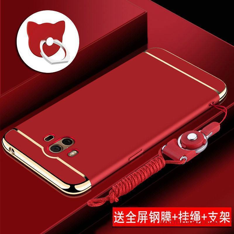 Huawei Mate 10 Kuori Suojaus Puhelimen Kuoret Kotelo Murtumaton Pesty Suede All Inclusive Musta