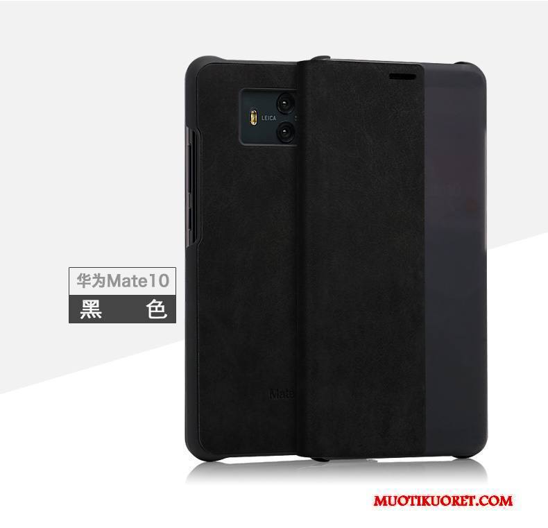 Huawei Mate 10 Kuori Suojaus Puhelimen Kuoret Nahkakotelo Simpukka Murtumaton