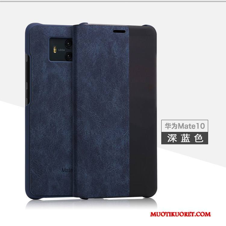 Huawei Mate 10 Kuori Suojaus Puhelimen Kuoret Nahkakotelo Simpukka Murtumaton